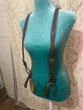 Trafalgar: vintage leather suspenders